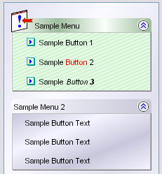 Screenshot of Visual Java/SWING Components Library