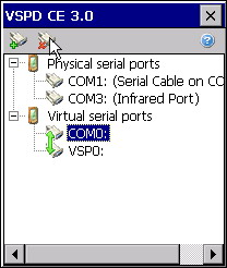 Screenshot of Virtual Serial Ports Driver CE