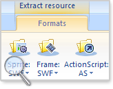 Extract SWF objects with Flash Decompiler swf decompiler
