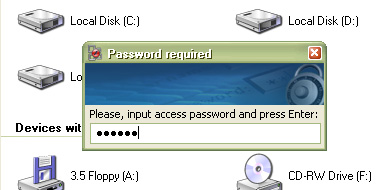 The files you protect will require a password to run no matter which OS and which computer they are launched within. You can transfer the files anywhere.