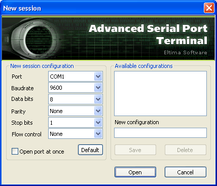 Open and communicate with the port easily, customize all port settings and transfer large amounts of data in visual mode.