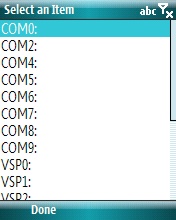 Add as many as 20 virtual serial ports to your mobile device.  Virtual port, created with the help of VSPD Mobile can have any name - either VSP or COM one