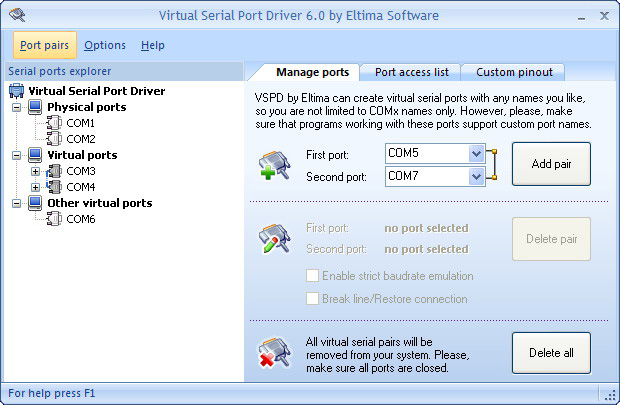 New thrilling GUI enhancements along with a bunch of new features make the new release of Virtual Serial Port Driver a must-have for every system developer.