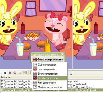 Just choose your compression rate! 
