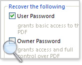 Open protected PDF decrypt PDF