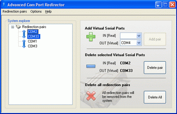 Create up to 255 virtual serial ports in your system and redirect data into any of them.