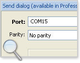 send data to COM port