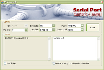 Les échantillons complètement renouvelés et la fonctionnalité étendue - essayez le nouveau Serial Port ActiveX 3.0