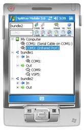 Neue unikale Methode der Schnittstellenbündel ist die wichtige eigenschaft vom Serial Splitter Mobile 3.0! Jetzt sind Sie beim Splitten der Schnittstellen und bei der Freigabe flexibler wie nie zuvor.