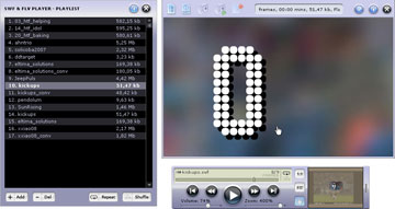 SWF & FLV Player's Movie Controls contain a wide spectrum of options to load and play your flash files in a simple and comfortable style