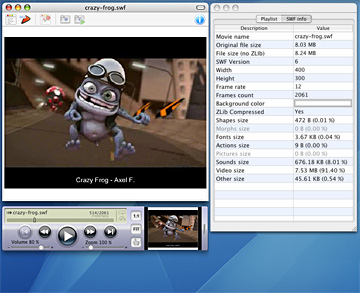 Detailed SWF file info and advanced playback controls - you never saw anything more convenient to manage your Flash movies!