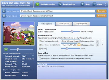 Benutzerfreundlichkeit plus eine reiche Liste der Funktionen machen SWF Video Converter von Eltima zu einem der besten Hilsfsprogrammen, um Ihr Video online innerhalb von Sekunden zu präsentieren. 

