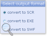 Convertir FLV et SWF vers économiseurs d'écran swf en scr