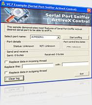 sniff serial port - com port sniffer