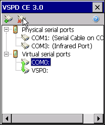VSPD CE 3.0 features new interface and flexibility for your mobile device. Create up to 20 virtual serial ports simultaneously!