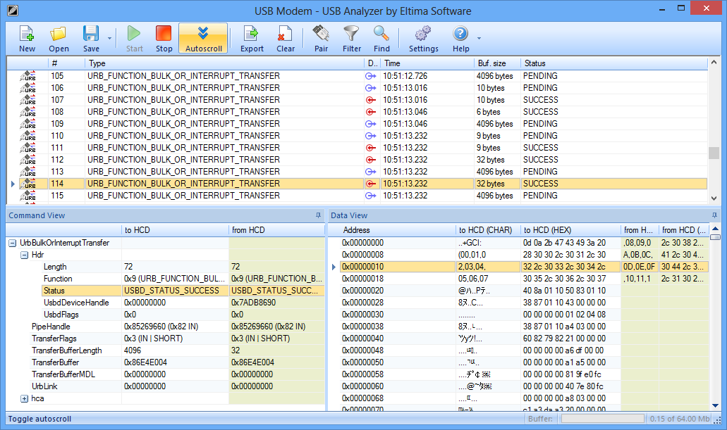 USB Analyzer USB Port Monitor analyze USB Traffic