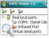 pilote port série mobile