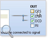 All hardware signal lines support virtual rs232 port