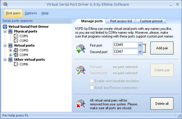 New thrilling GUI enhancements along with a bunch of new features make the new release of Virtual Serial Port Driver a must-have for every system developer.