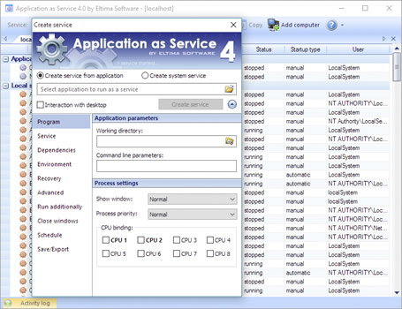 Application as service