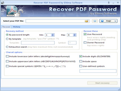 Recover PDF Password