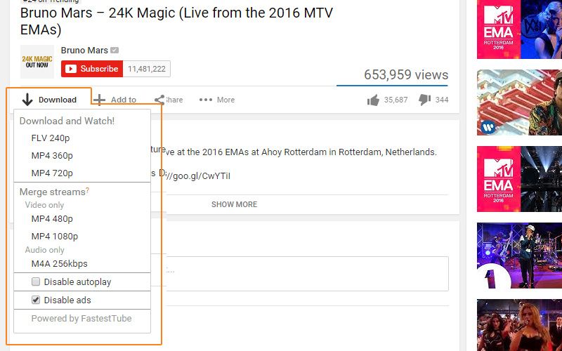 FastestTube addon FastestTube addon