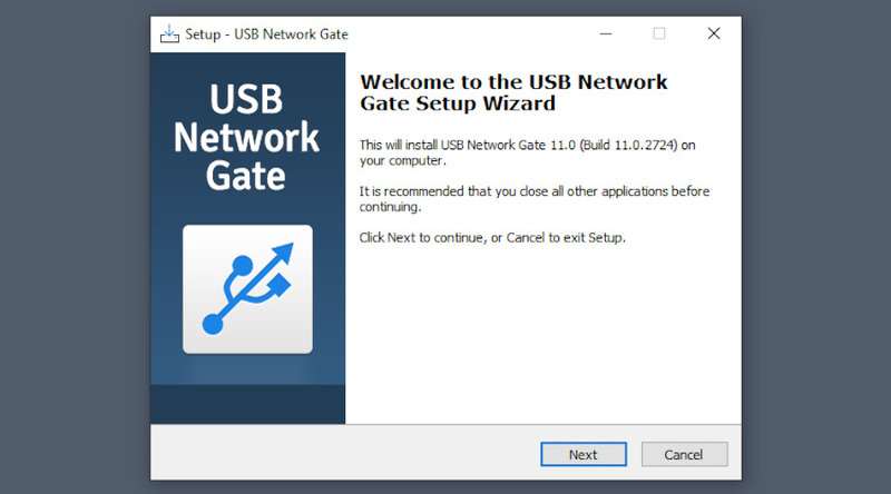 USB Network Gate installation