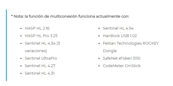 La función de conexión múltiple actualmente funciona con La función de conexión múltiple actualmente funciona con