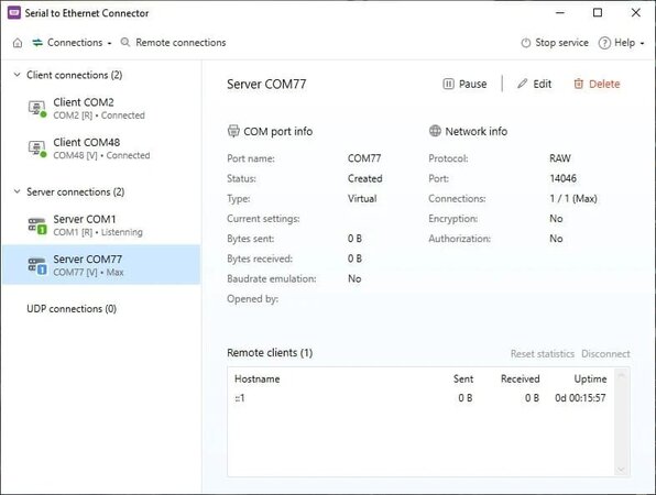  Serial to Ethernet Connector
