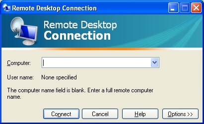 Conexão de Desktop Remoto