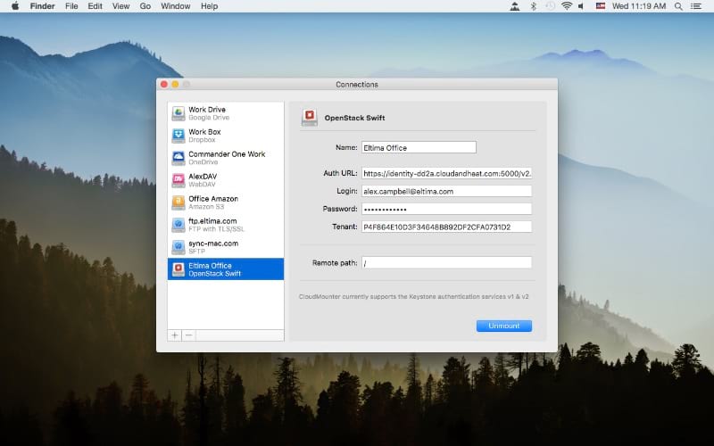 Mount OpenStack cloud on Mac Mount OpenStack cloud on Mac