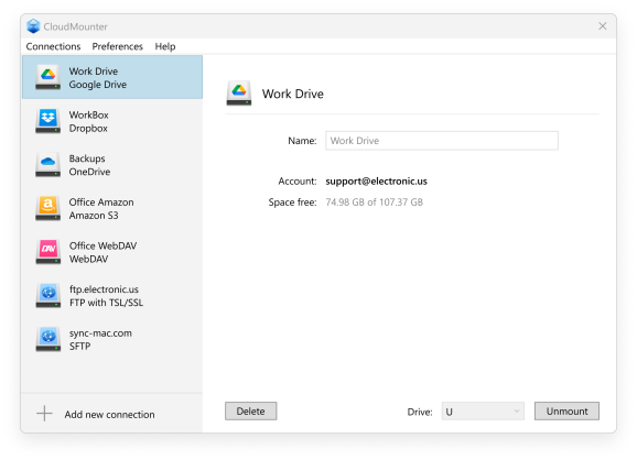 Google Drive einbinden