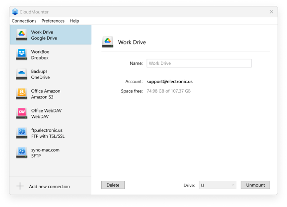 Monter Google Drive