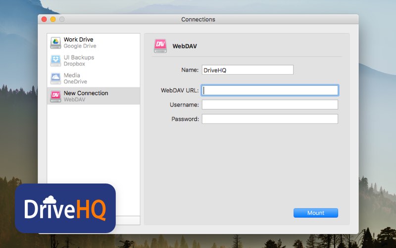 DriveHQ via WebDAV DriveHQ via WebDAV
