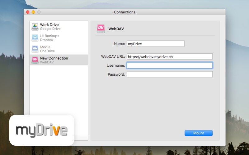 MyDrive via WebDAV MyDrive via WebDAV