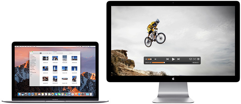 Dual monitor video player Dual monitor video player