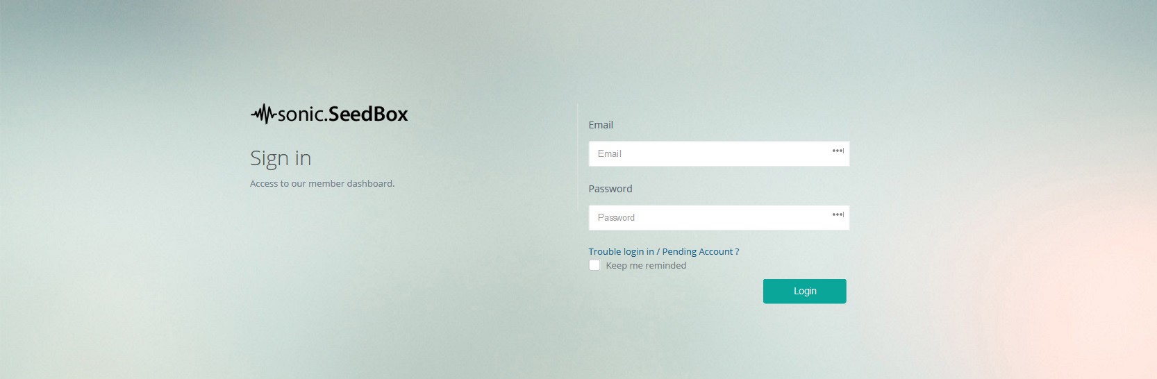 Sonic SeedBox Sonic SeedBox