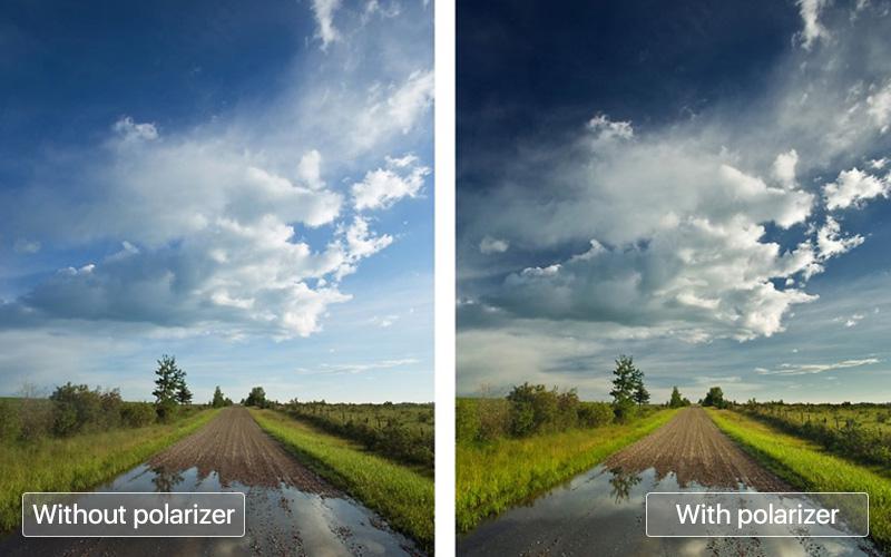 Use a polarizing filter Use a polarizing filter