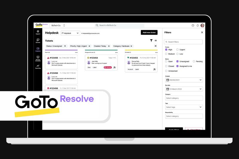 Software de assistência remota seguro all-in-one para gerenciamento de TI