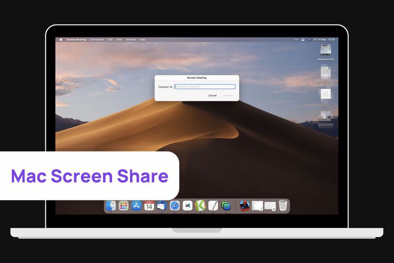 Partage d'écran gratuit sur Mac