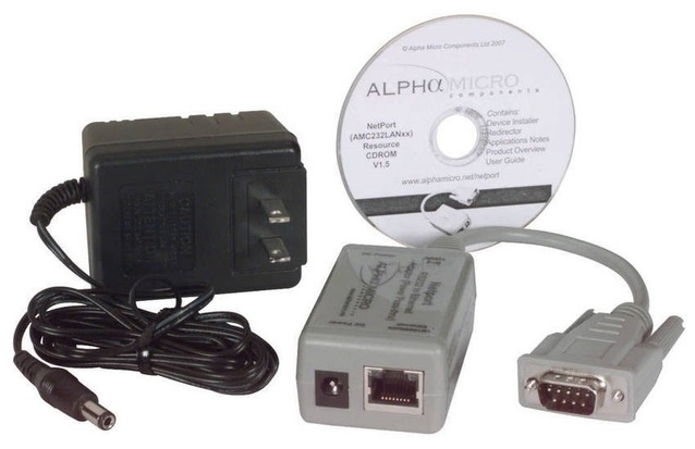 Hardware Netport rs232 para ethernet