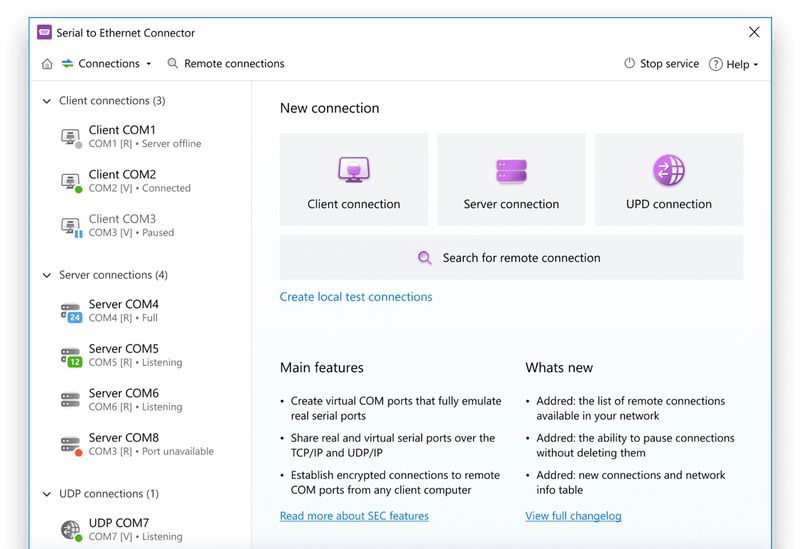 DB9 to Ethernet Connector Software