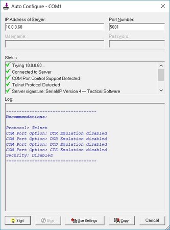 Tactical Software interface