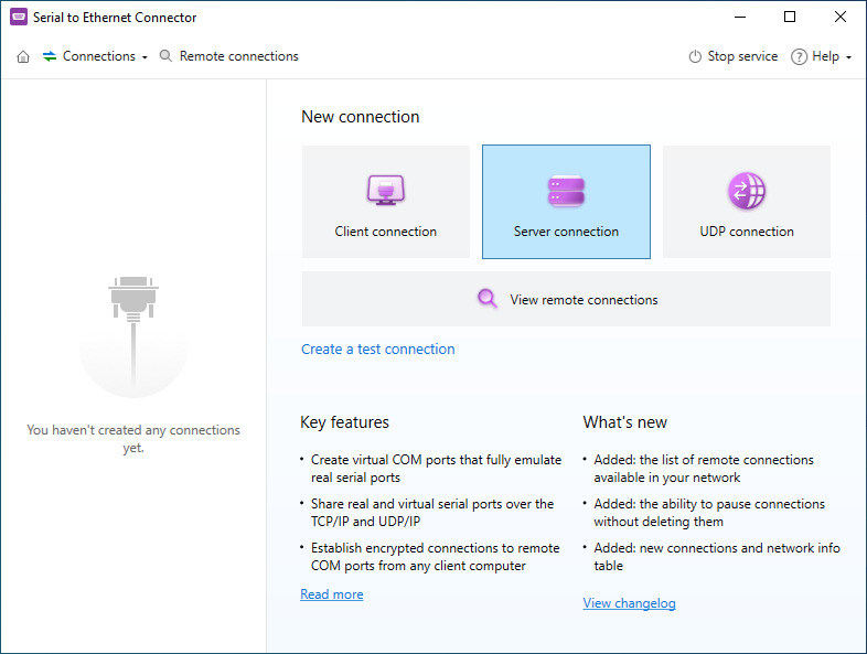  Baixe e instale o Serial to Ethernet Connector