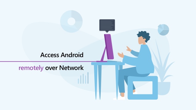 Accedi ad Android da remoto tramite la rete