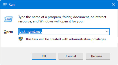 run diskmgmt.msc