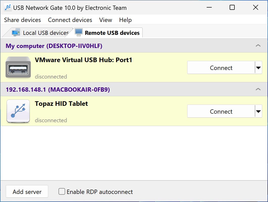 den bedste USB over Ethernet-software