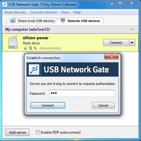 Software USB su CAT5 