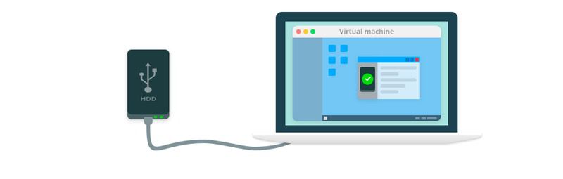 Virtueller USB-Dongle auf einer virtuellen Maschine