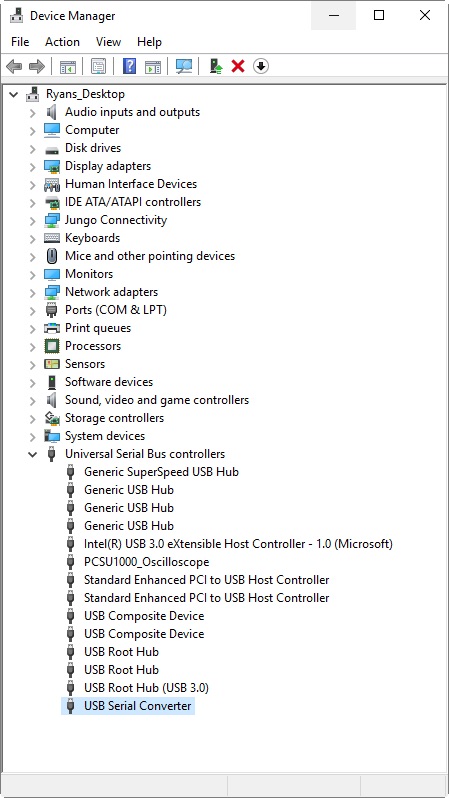 com port assignment windows 10